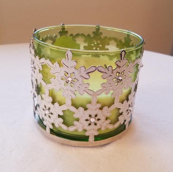 Bath & Body Works Snowflake Candle Holder